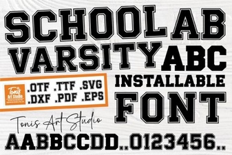School Varsity Font for Bold, Creative Projects