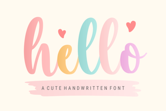 Hello Font: Creative Typography for Modern Design Projects