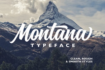 Creative Typography with Montana Font for Bold Design Projects